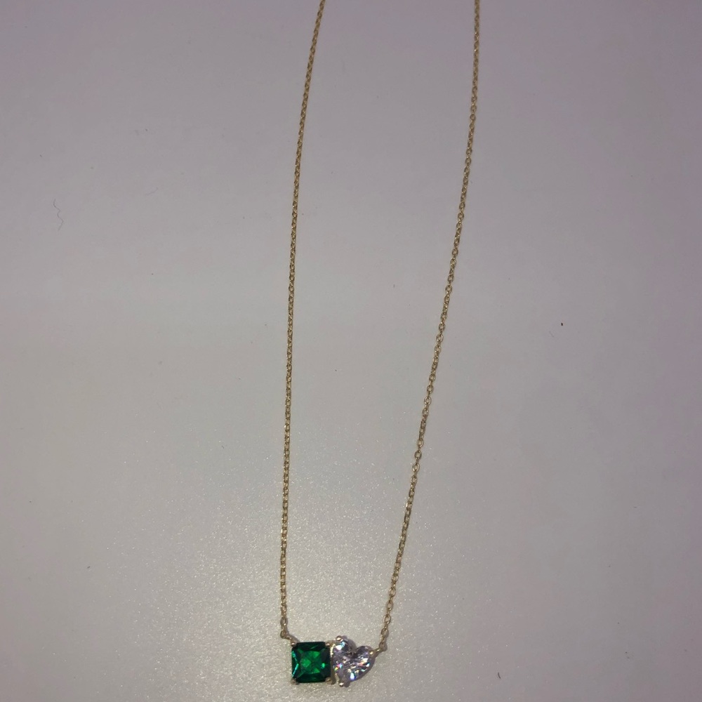 2 Stone Duo Necklace - Picture 5 of 10